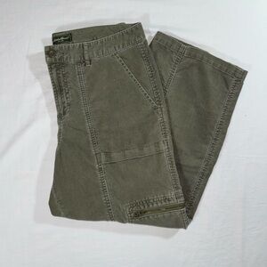 Vintage Y2K‎ Eddie Bauer Corduroy Wide Leg Jeans | Forest Green